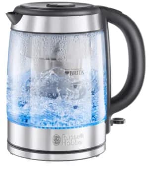 Russell Hobbs Clarity -vedenkeitin, 1,0 l, 2200 W, lasi/ruostumaton teräs