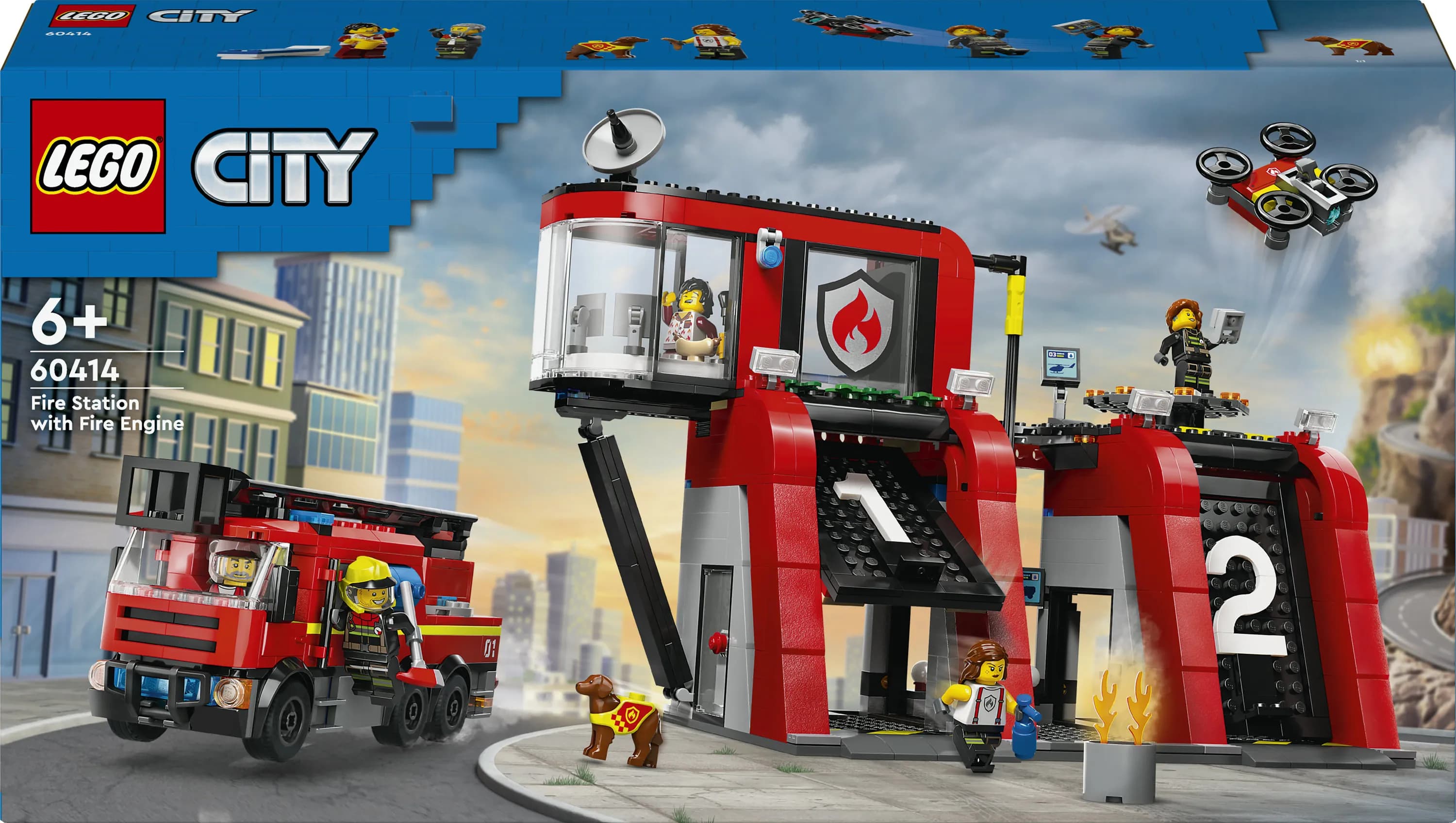 LEGO City Paloasema ja paloauto 60414