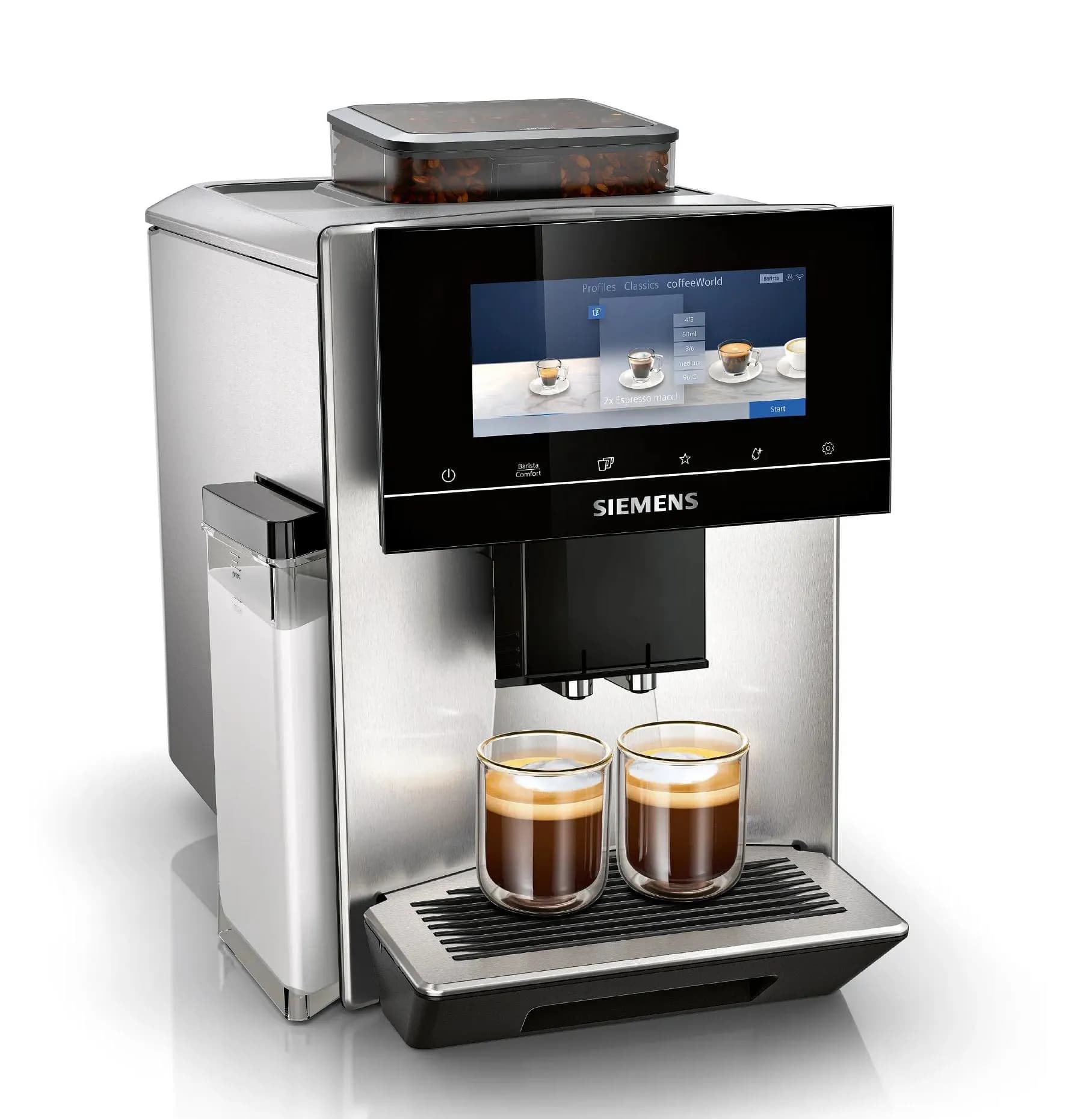 Siemens TQ903R03 EQ.900 -espressokeitin, musta, Ruostumaton teräs