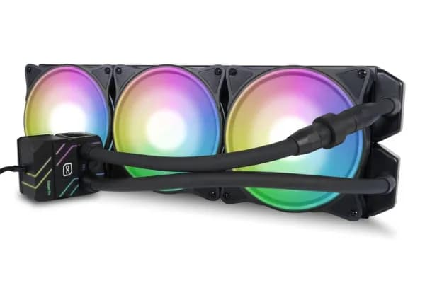 Alphacool Eisbaer Pro Aurora 420mm ARGB -nestejäähdytin, musta