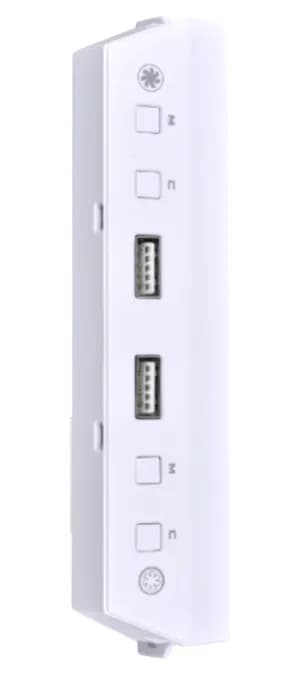 Lian Li Lancool 216 LAN216-1W -I/O-moduuli RGB-valaistuksella, valkoinen