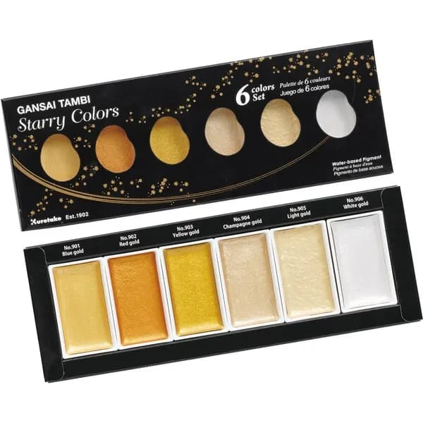 GANSAI TAMBI STARRY COLORS 6 colors set