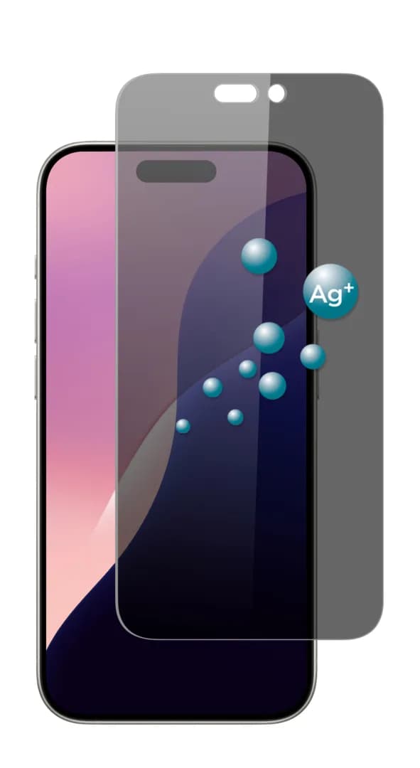 Screenor Tempered, iPhone 17 Pro / 16 Pro -panssarilasi, Privacy