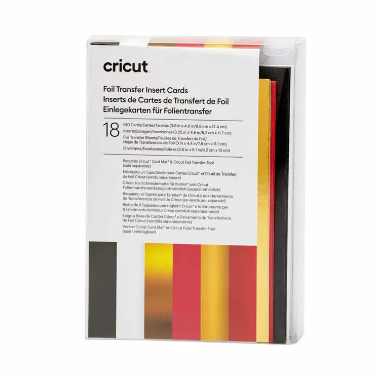 Cricut Foil kortti-insertit Royal Flush, 18 kpl