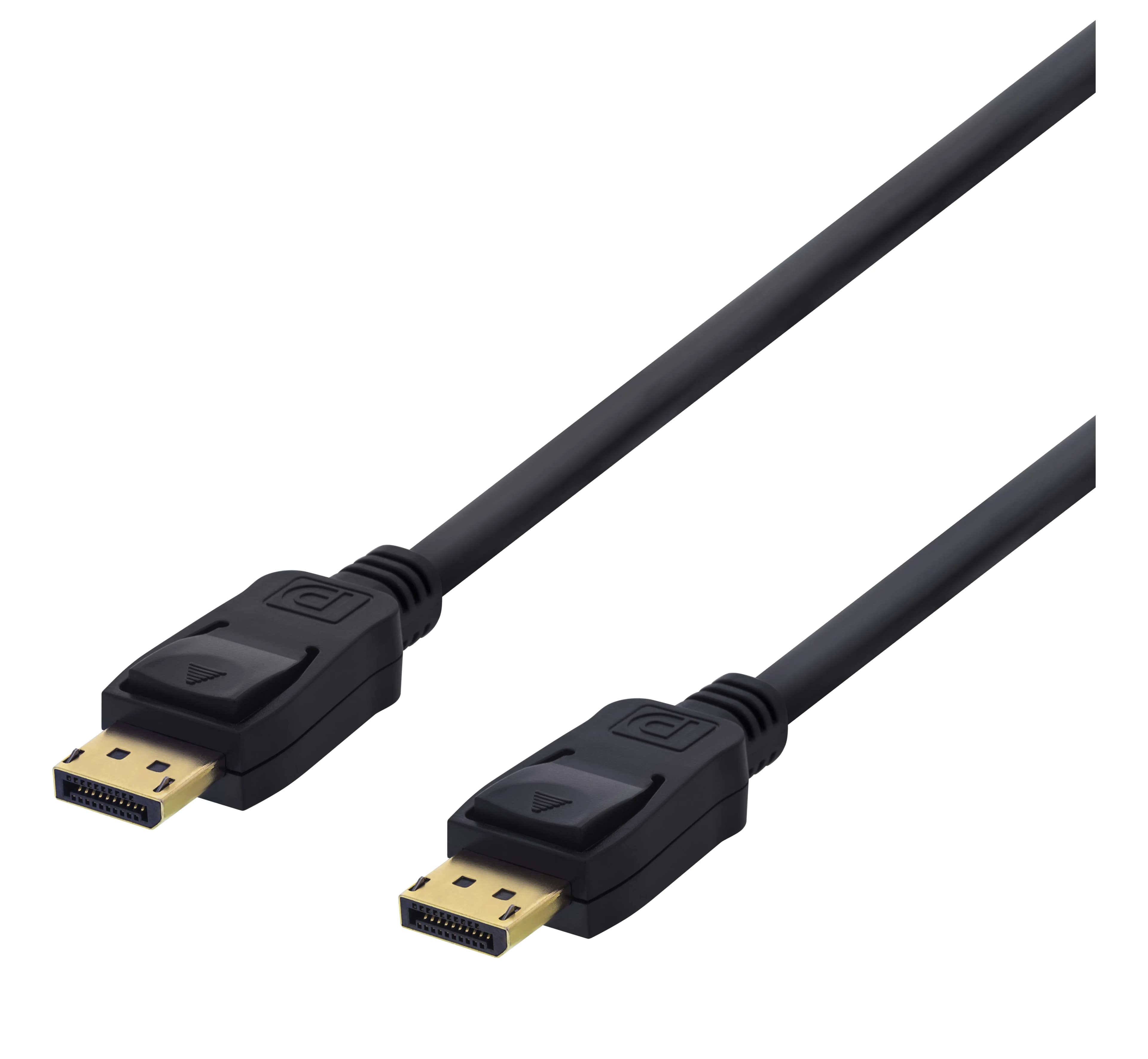 Deltaco DisplayPort 1.2 -kaapeli, jossa 4K, 15 m, musta