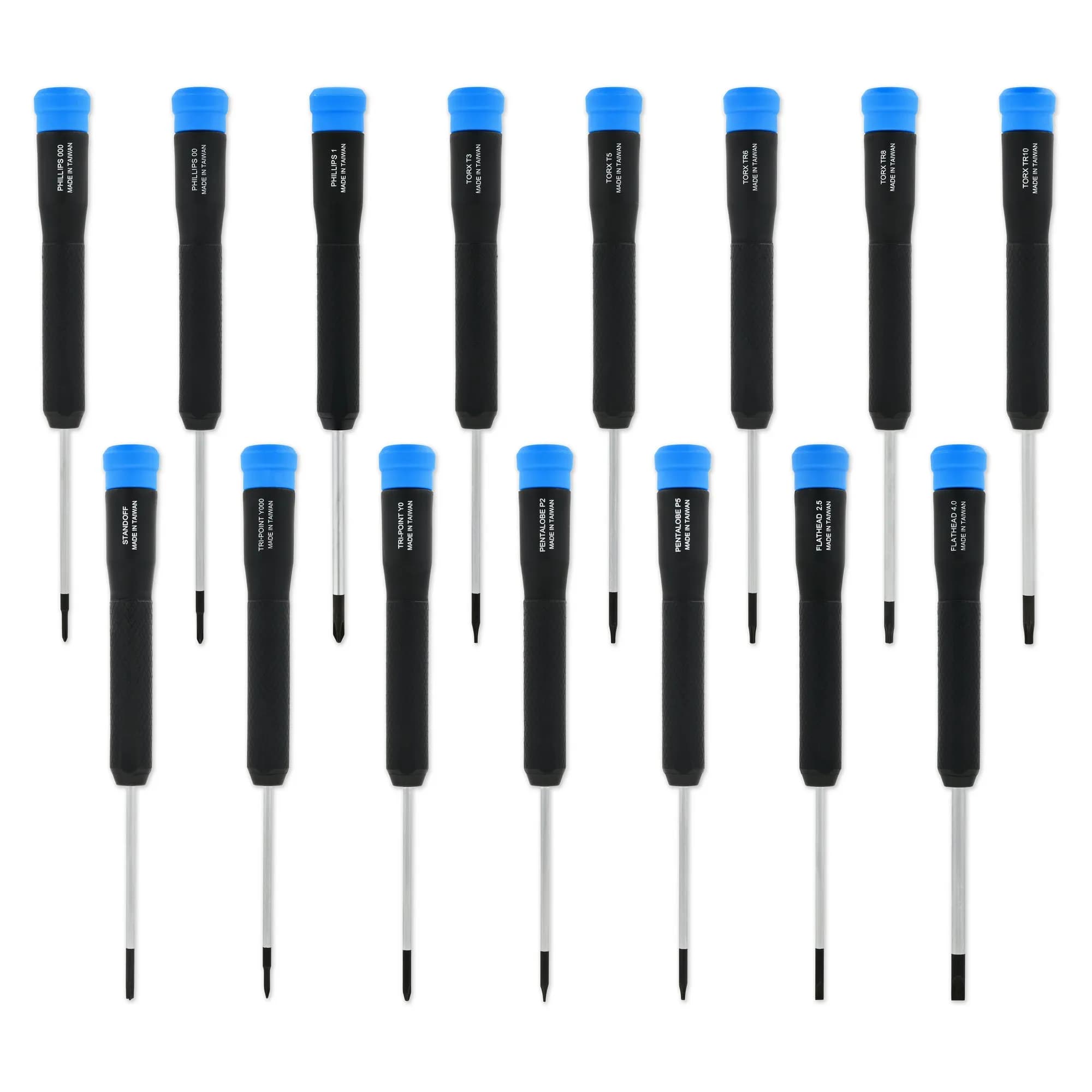 iFixit Marlin Screwdriver Set, 15-osainen ruuviväänninsarja + kotelo