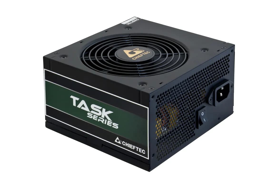 Chieftec Task Series TPS-600S 600W -virtalähde, 80 Plus Bronze
