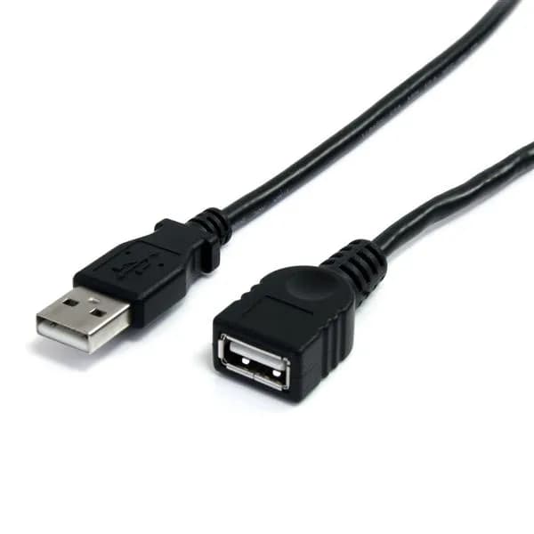 StarTech USB 2.0 -jatkokaapeli, 0,91 m, musta