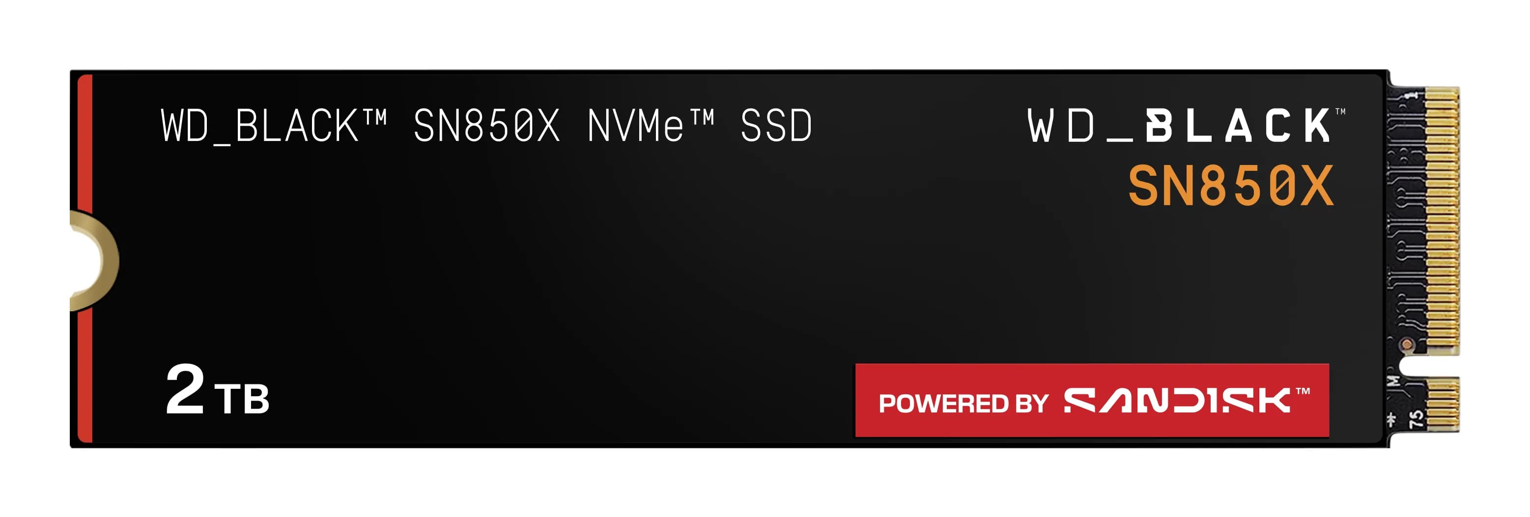 WD Black SN850X 2 Tt M.2 PCIe 4.0 NVMe -SSD-levy