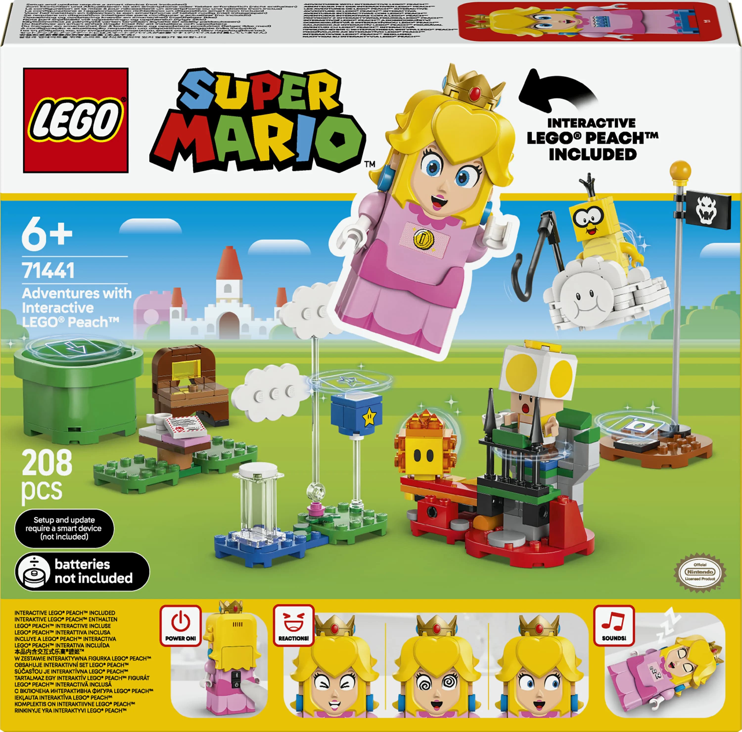LEGO Super Mario Interaktiivisen Peach Hahmon Seikkailut 71441