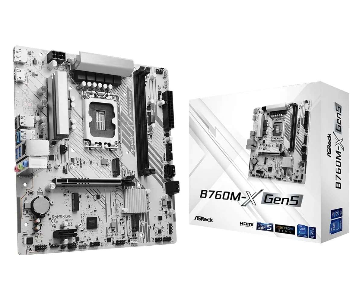 ASRock B760M-X GEN5 LGA1700 mATX-emolevy