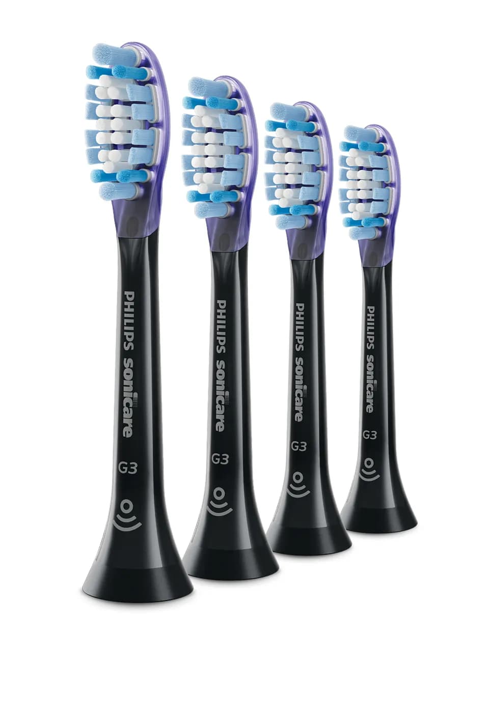 Philips Sonicare G3 Premium Gum Care -vaihtoharjapäät (4 kappaletta), Musta