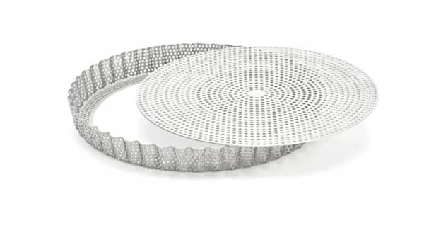 De Buyer 3214.24 Cannelé Forato Perforoitu leivontavuoka ruostumatonta terästä irtopohjalla 24 cm