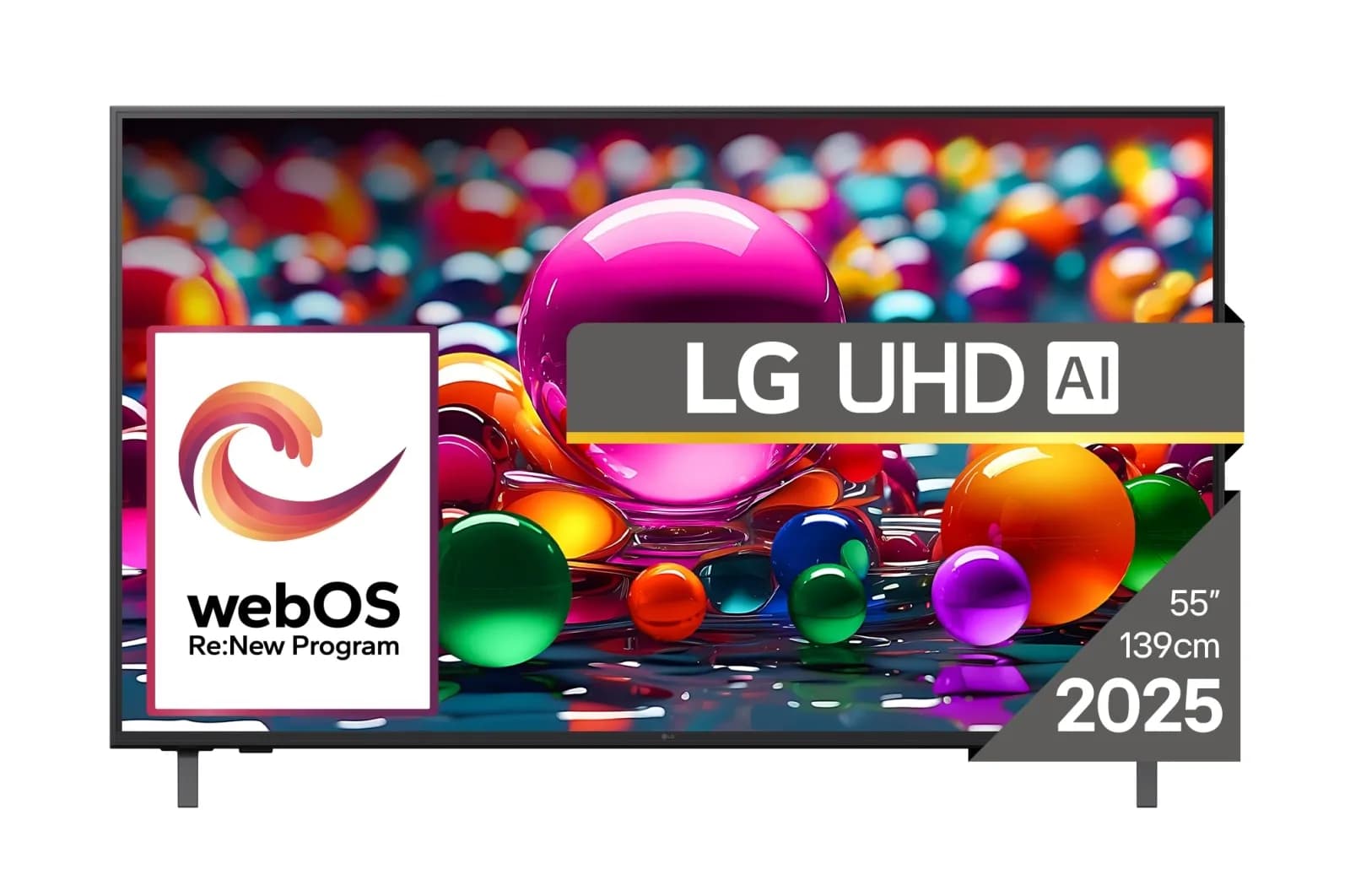 LG 55UA75003LA 55" 4K LED WebOS TV, 60 Hz, HDR10, HLG