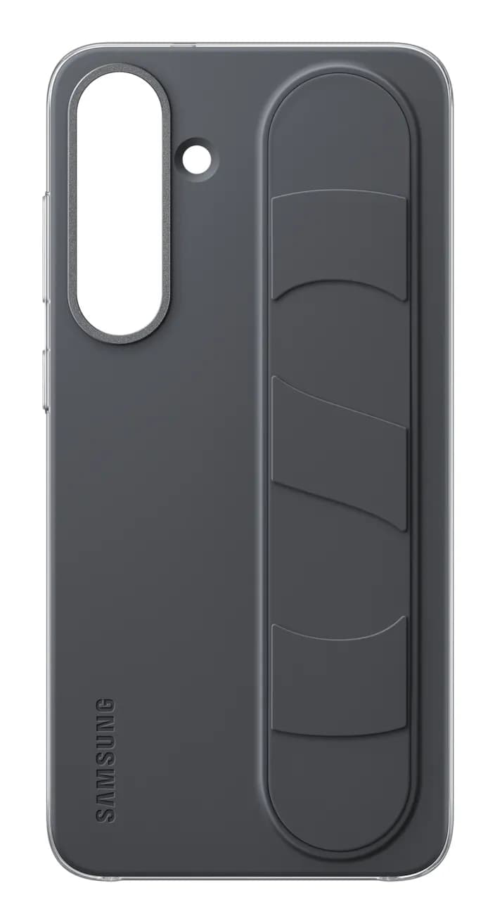 Samsung Galaxy S25+ Standing Grip -suojakuori, Musta/Sininen