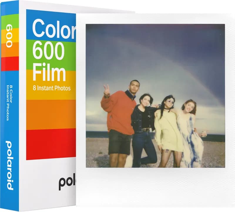 POLAROID Color Film for 600 White Frame