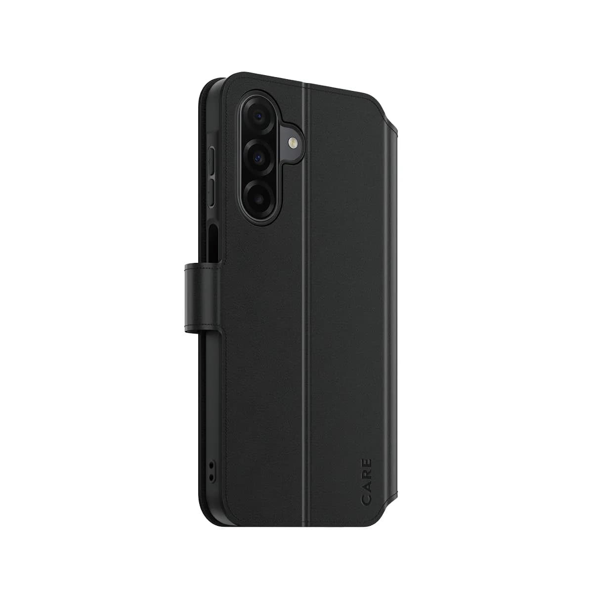 PanzerGlass Care Wallet Kickstand, Galaxy A17 / M17 -lompakkokotelo, musta