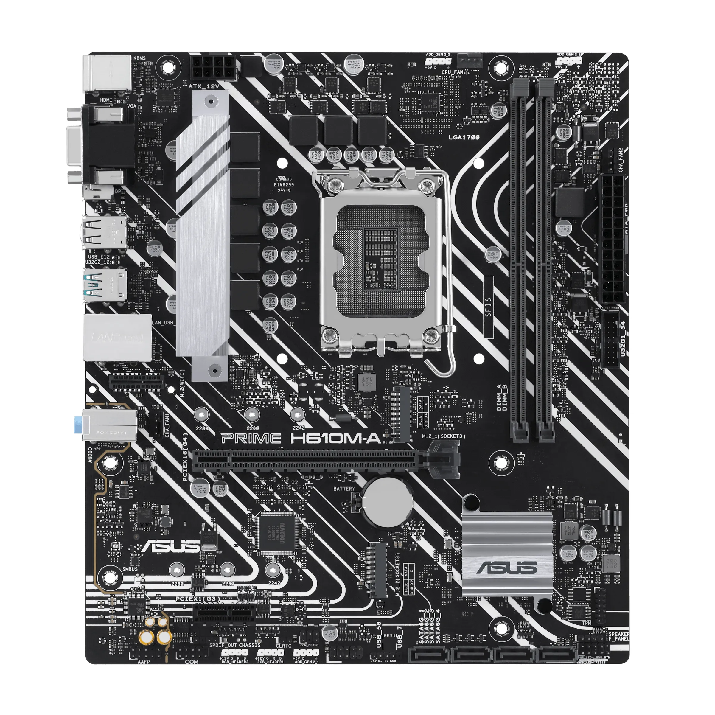 Asus PRIME H610M-A-CSM LGA1700 mATX -emolevy