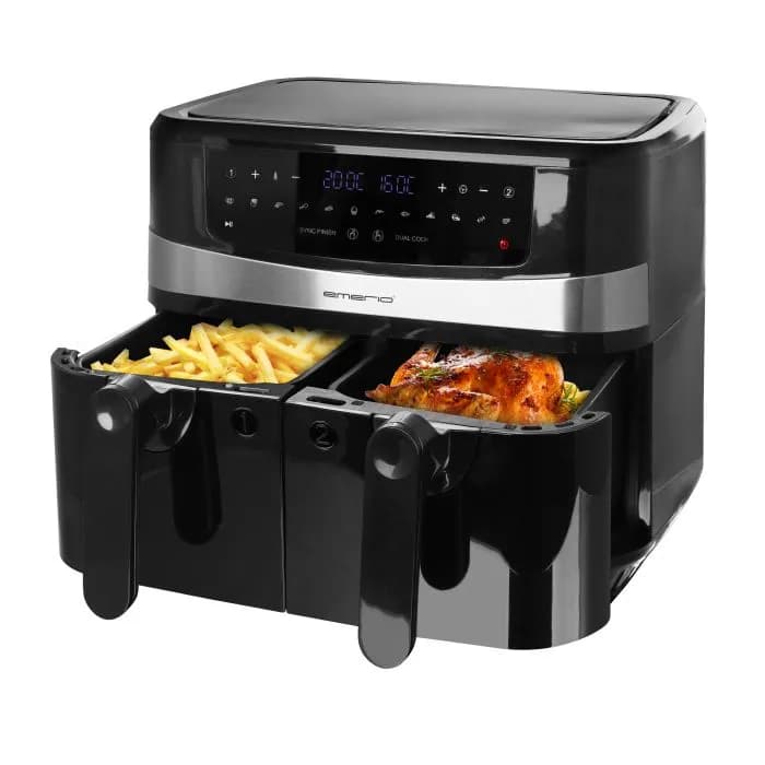 Emerio AF-126672.4, 9 l, 2400 W, airfryer, musta