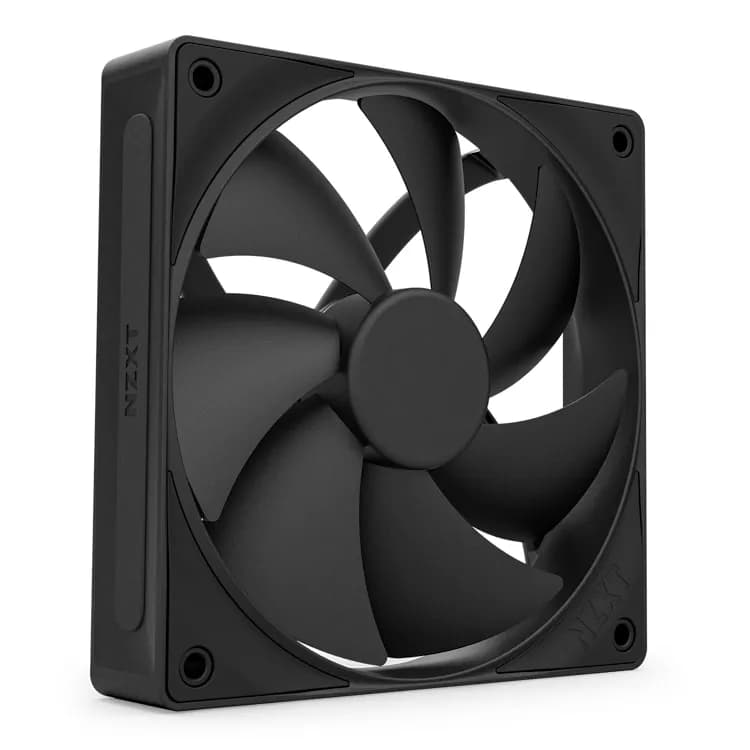 NZXT F120P V2 Static Pressure 120 mm PWM -kotelotuuletin - Musta