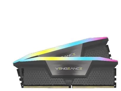 Corsair VENGEANCE RGB 32 Gt (2 x 16 Gt) DDR5 5600 MHz, CL40 -muisti, viileän harmaa (EXPO)