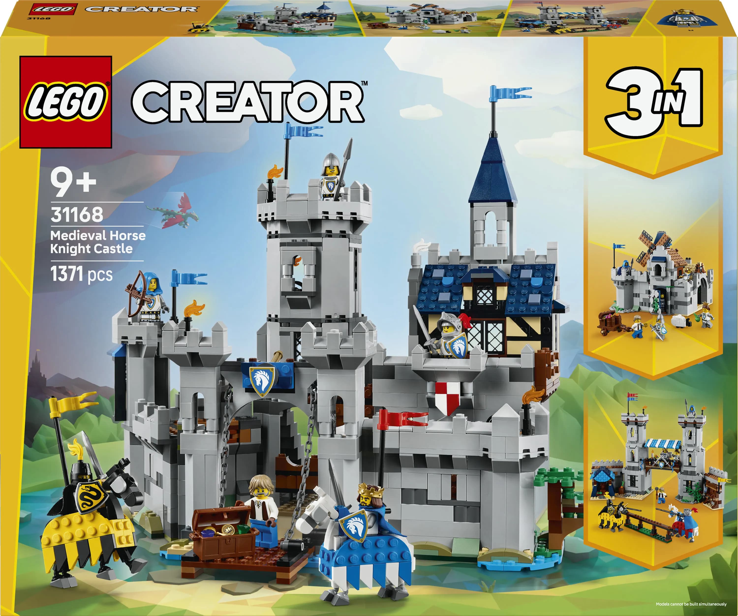 LEGO Creator 3-in-1 Keskiaikainen hevosritarilinna 31168