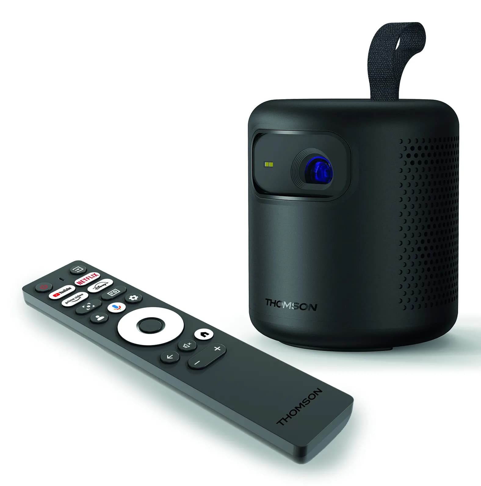 Thomson Vega PG35B Google TV Full HD 600 ANSI lm -kannettava LED-projektori, musta