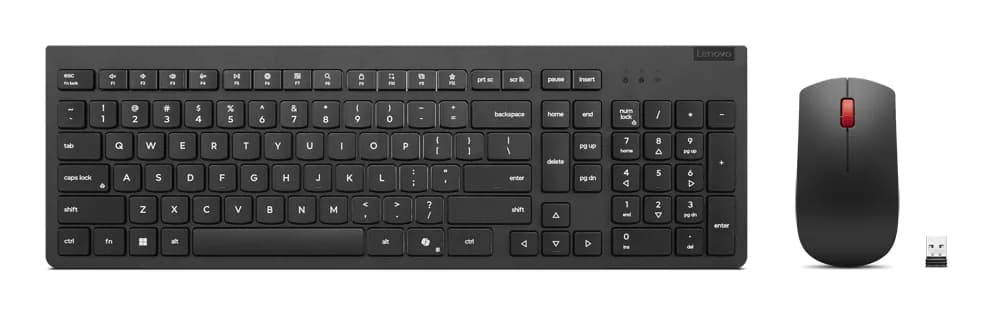Lenovo Essential Gen 2 -langaton näppäimistö ja hiiri, musta