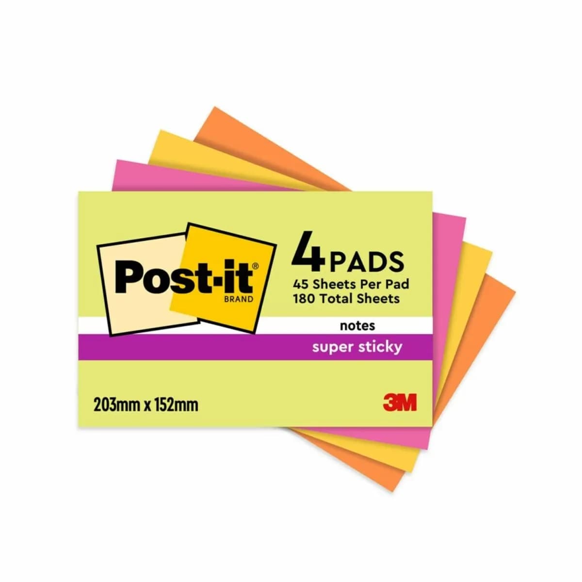 Post-it SS-Notes 149x200 Meeting ass. colours (4)
