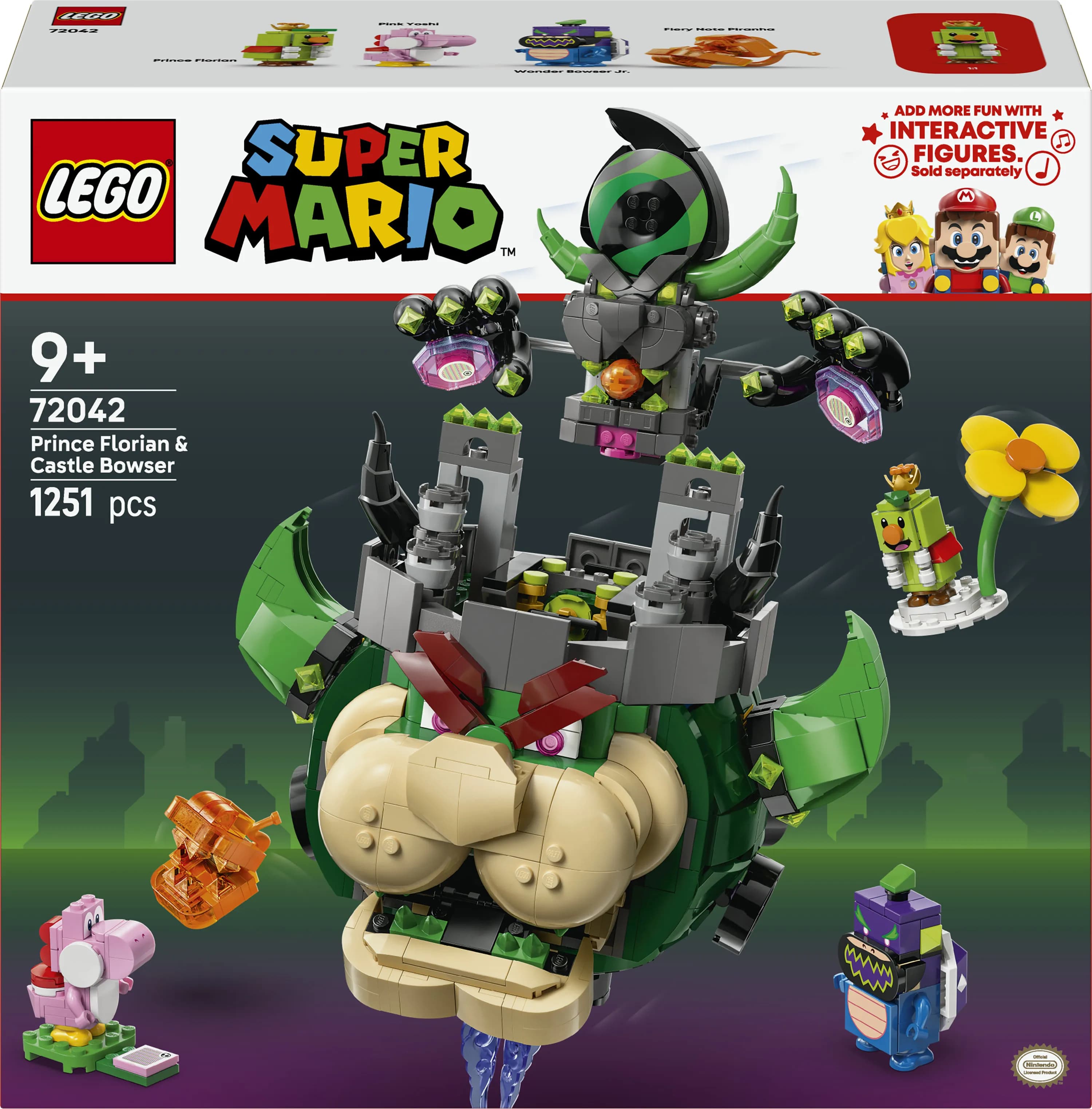 LEGO Super Mario Prince Florian ja Castle Bowser 72042