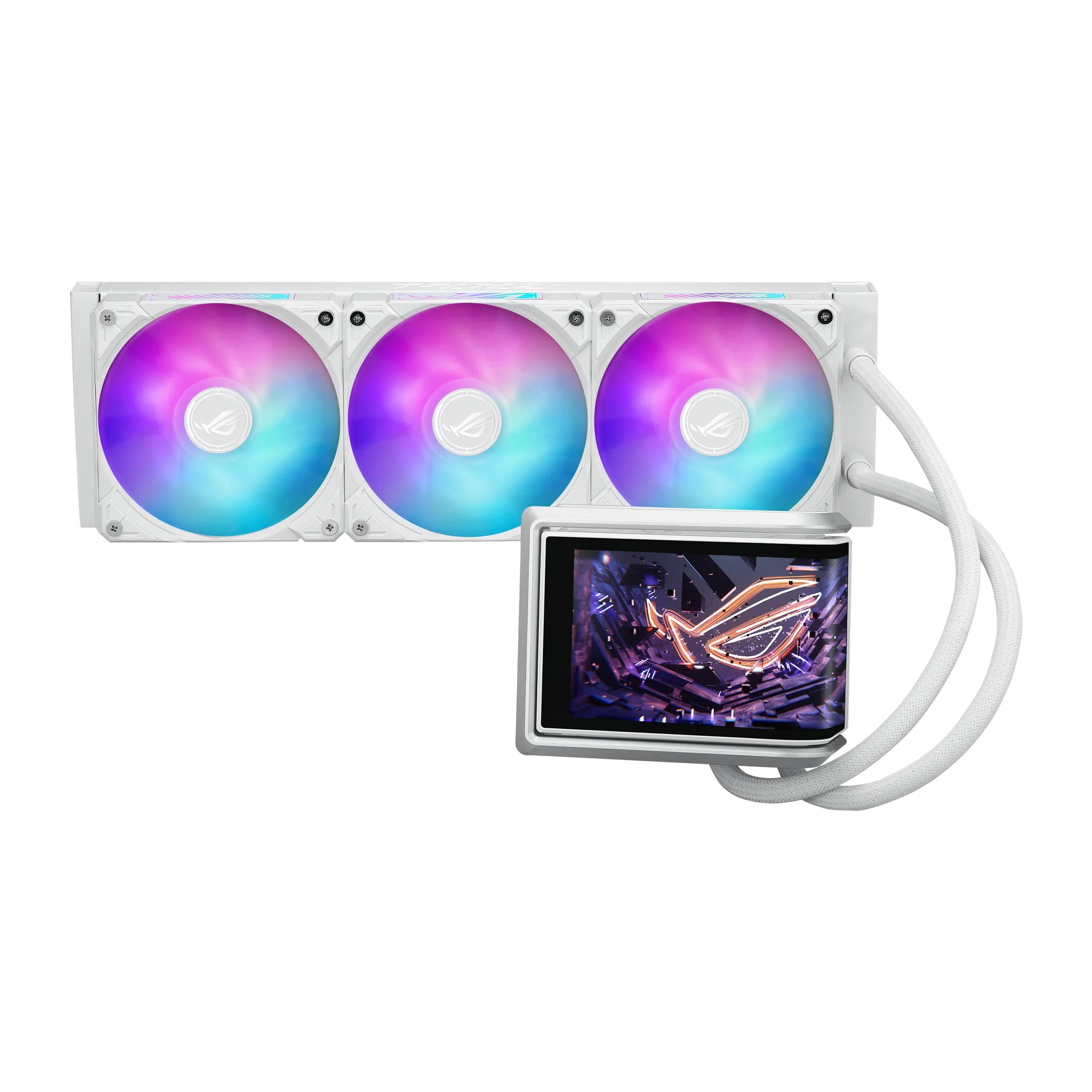Asus ROG RYUO IV 360 ARGB -nestejäähdytin, valkoinen