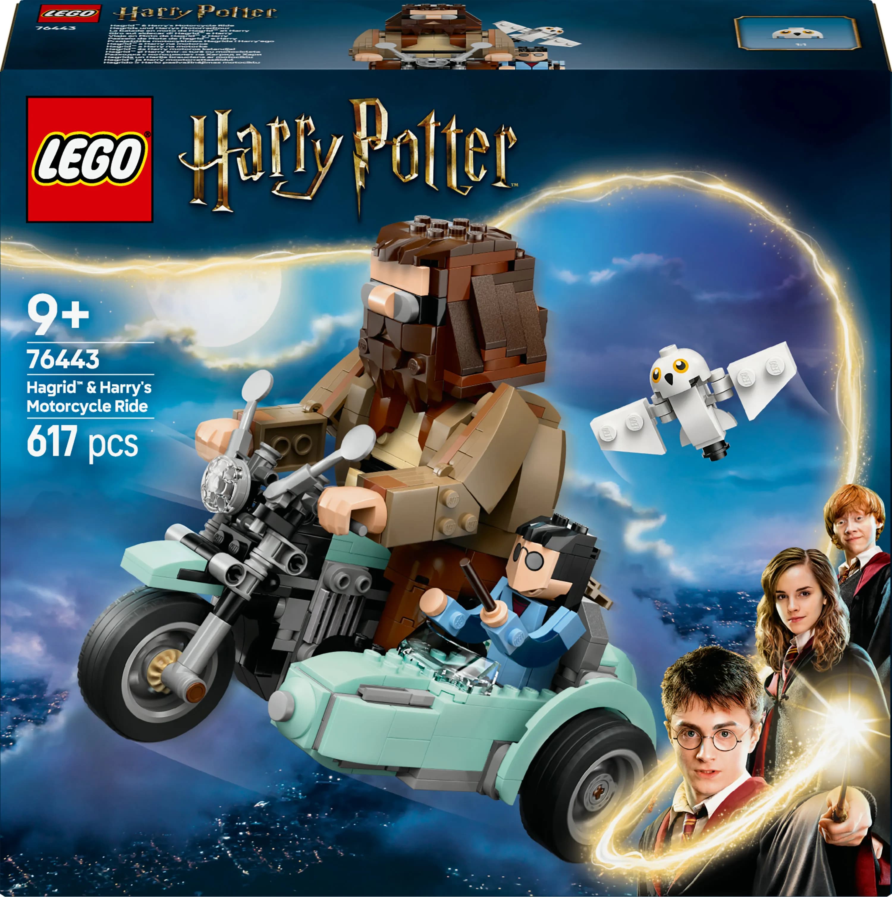 LEGO Harry Potter Hagrid and Harry motorbike ride 76443