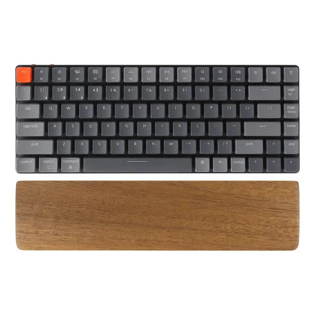 Keychron K3 -rannetuki, Walnut Wood, 306 x 75 x 9 mm