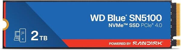 WD Blue SN5100 2 Tt M.2 PCIe 4.0 NVMe -SSD-levy