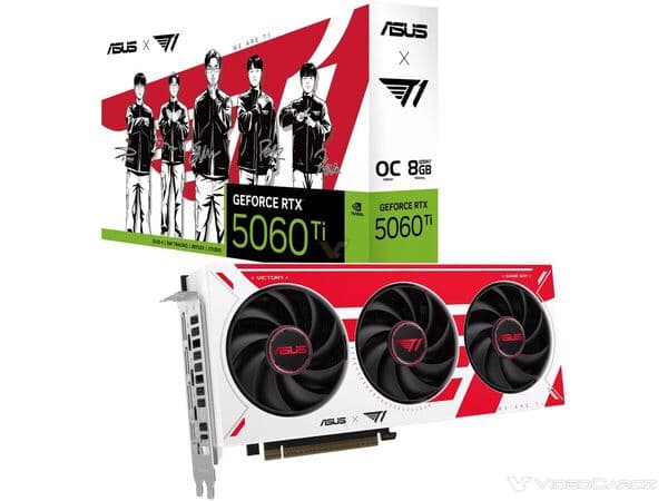 Asus GeForce RTX 5060 Ti Gaming T1 Edition OC 8 Gt -näytönohjain
