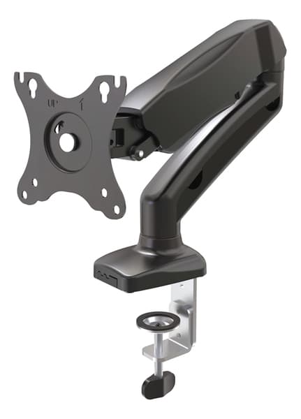 DELTACO ARM-534 -monitorivarsi yhdelle näytölle 13-32", kaasujousella, 6.5 kg, musta
