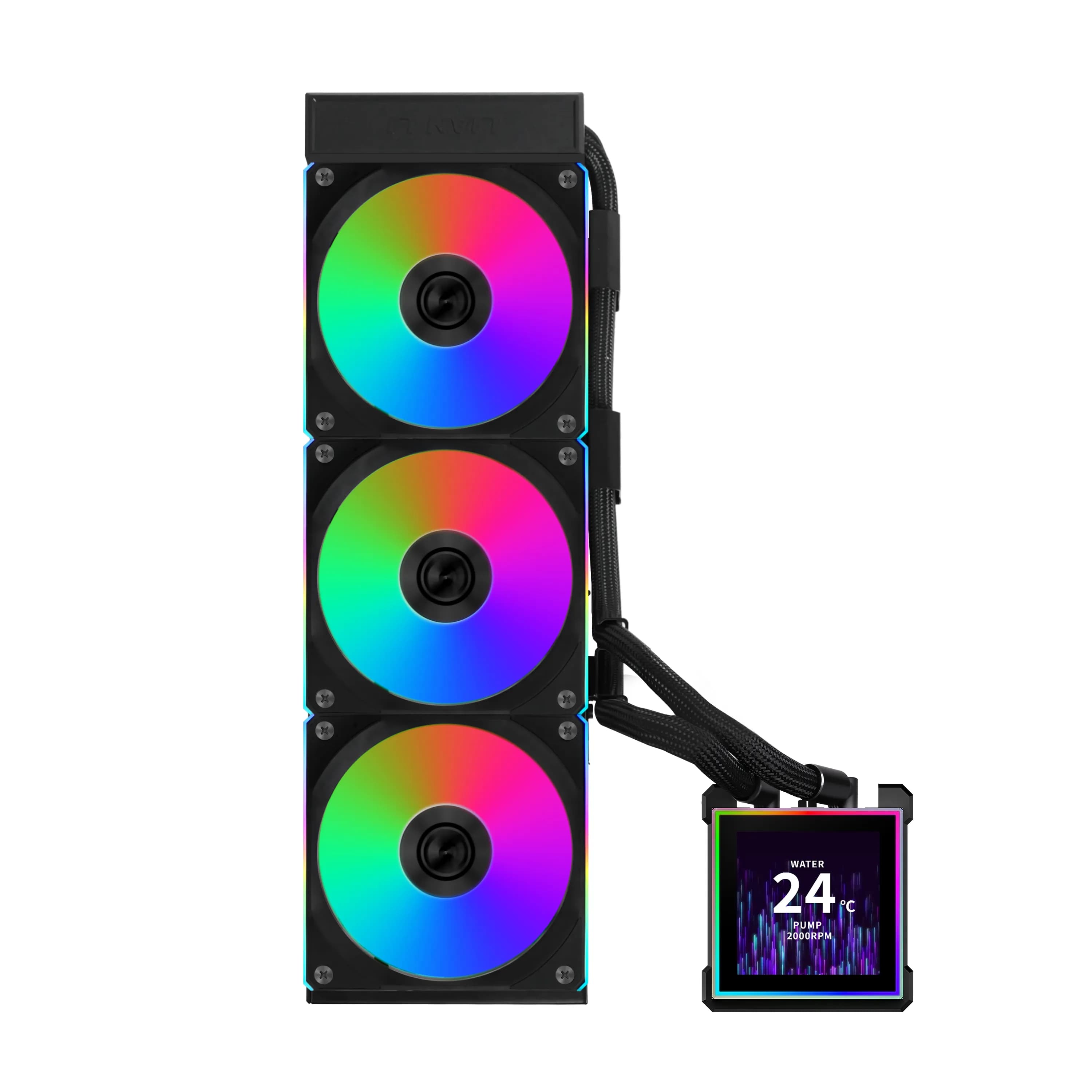 Lian Li HydroShift II LCD-S 360 ARGB -nestejäähdytin, musta