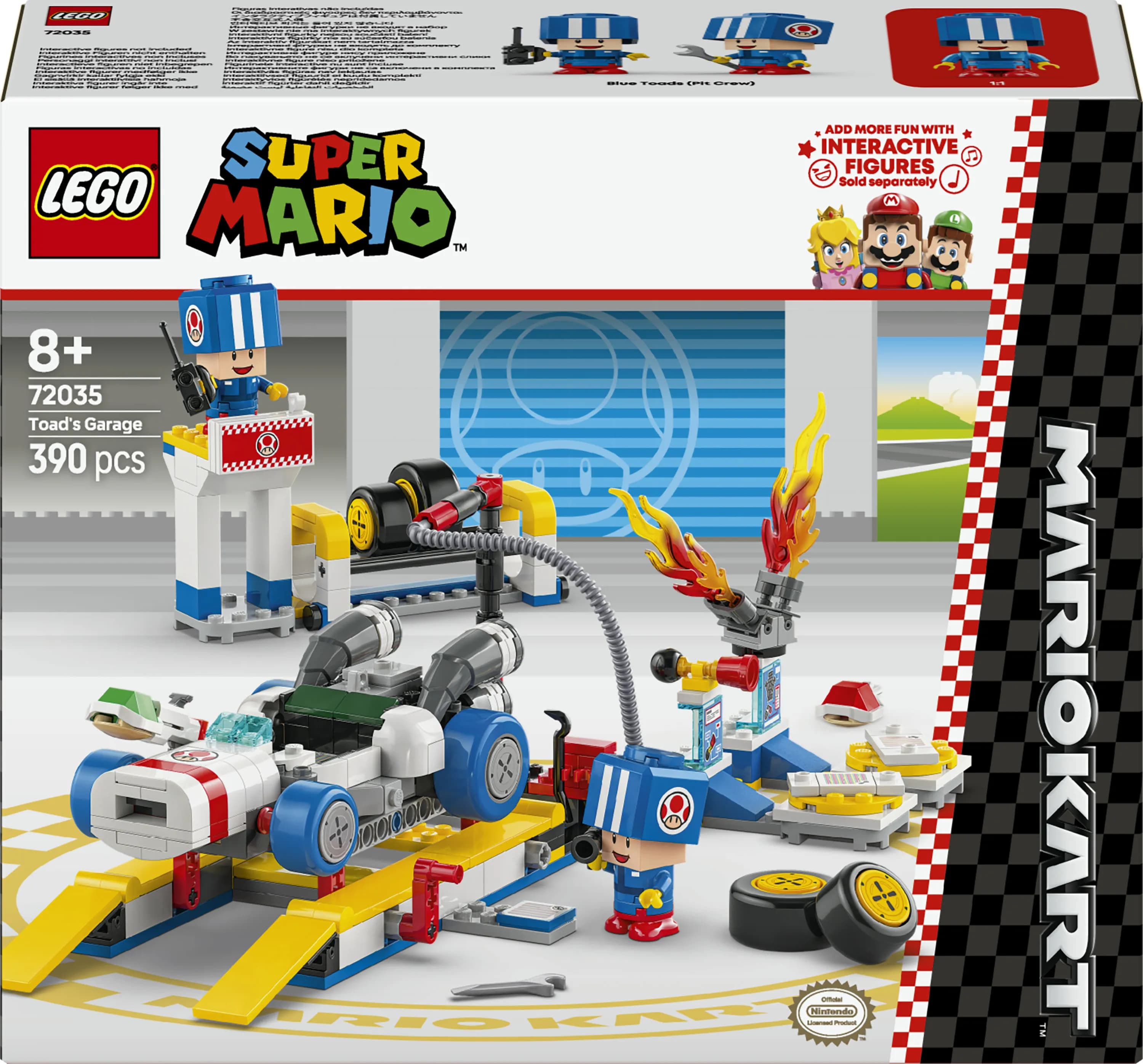 LEGO Super Mario Toadin autotalli 72035