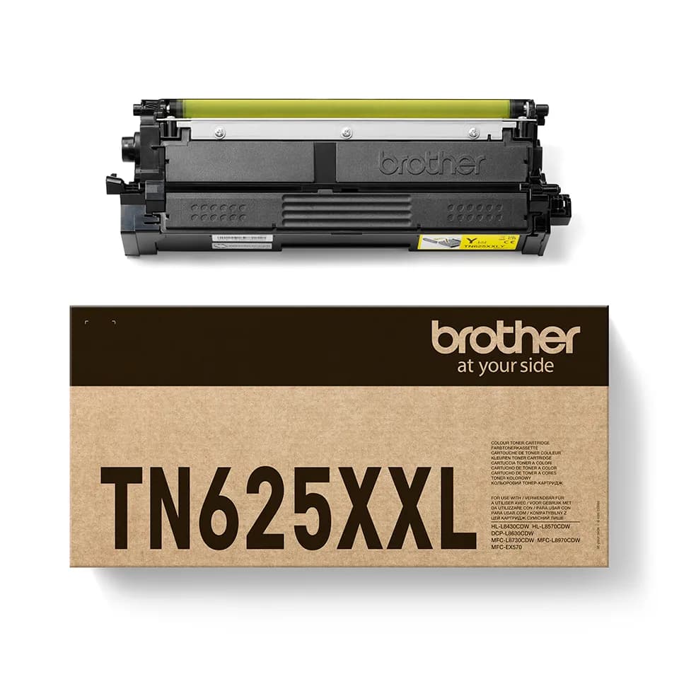Brother TN-625XXLY XXL -laservärikasetti, keltainen