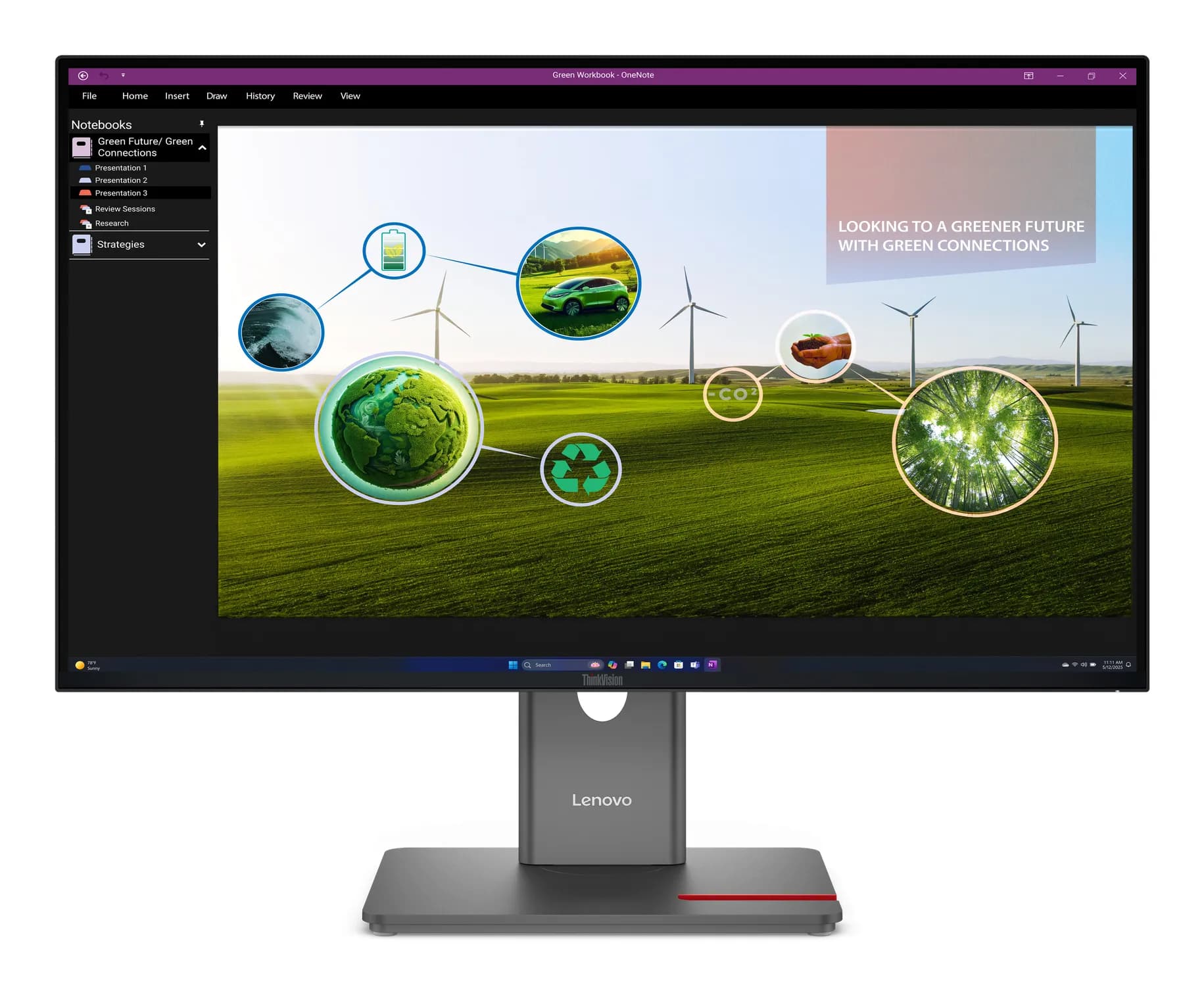 Lenovo ThinkVision P27Q-40 27" QHD, IPS, 120Hz, HDR -näyttö