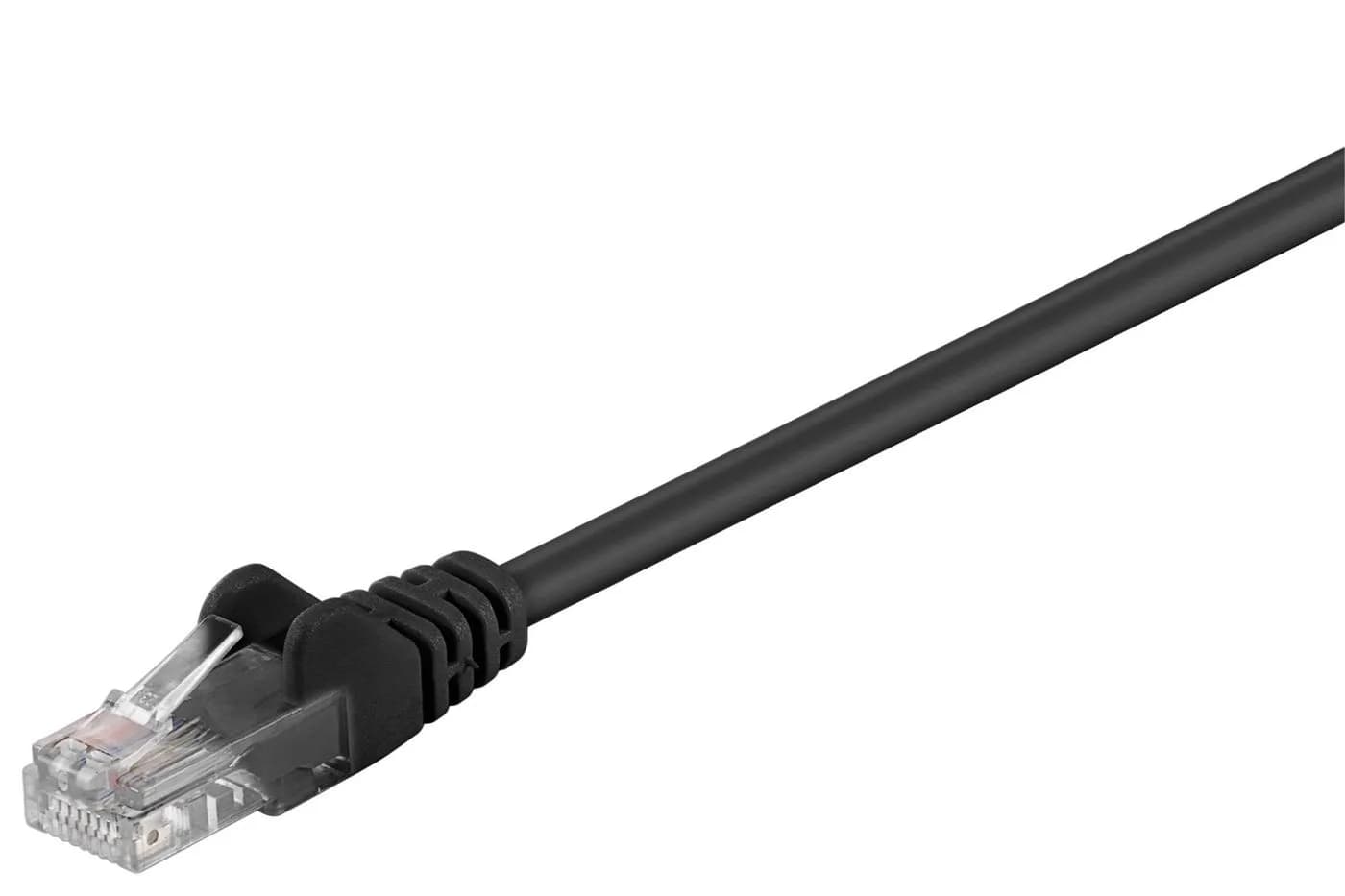 MicroConnect Cat5e UTP RJ45 20m -verkkokaapeli, musta
