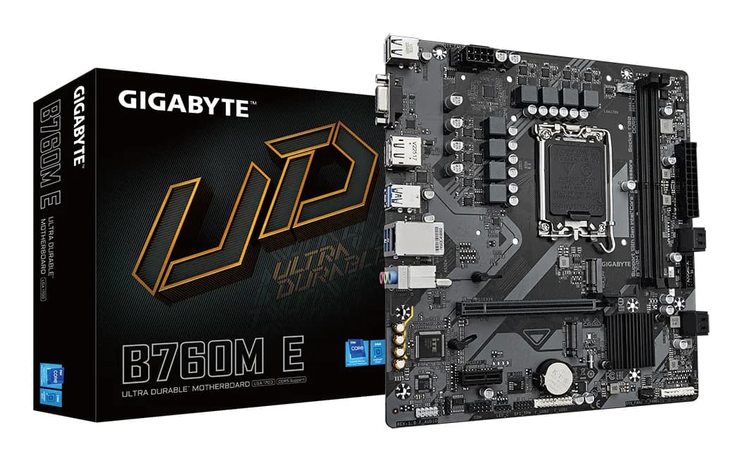 Gigabyte B760M E LGA1700 mATX -emolevy
