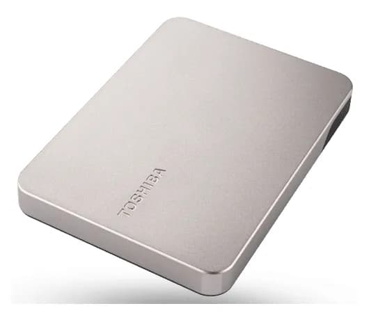 Toshiba Canvio Flex 1 Tt USB 3.2 Gen 1 (USB-C/USB-A) -ulkoinen SSD, kannettava, Warm Silver