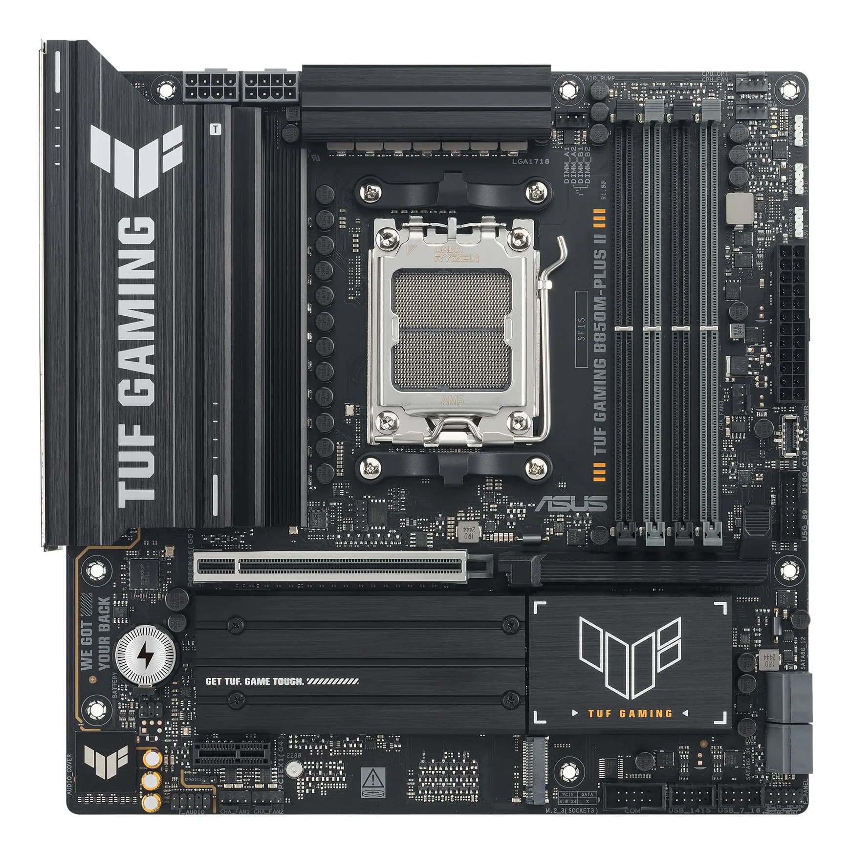 Asus TUF GAMING B850M-PLUS II AM5 mATX -emolevy