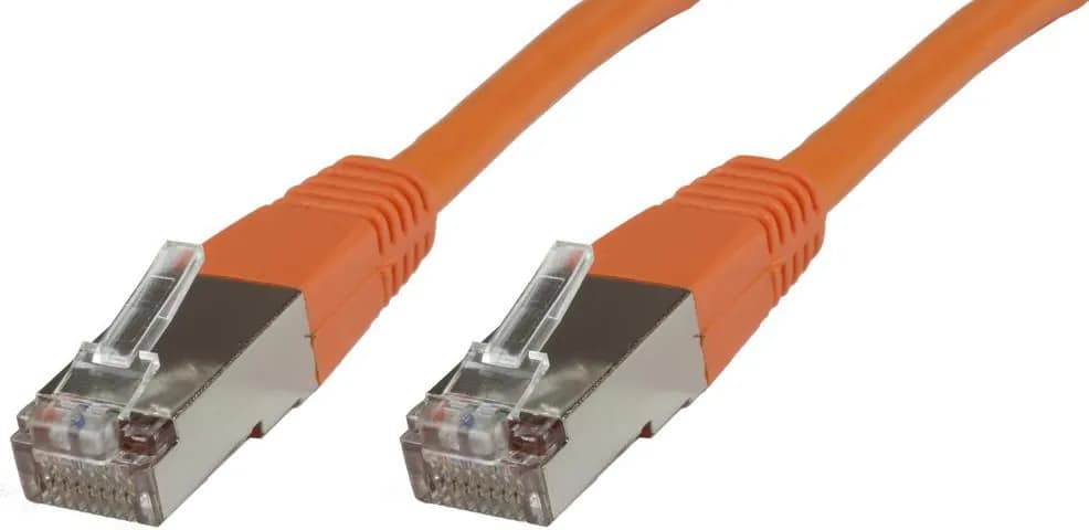 MicroConnect Cat6 F/UTP RJ45 2m -verkkokaapeli, oranssi