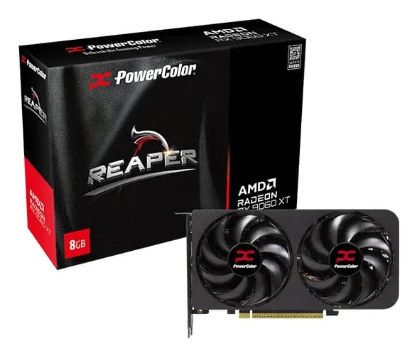 PowerColor Radeon RX 9060 XT Reaper OC 8 Gt -näytönohjain