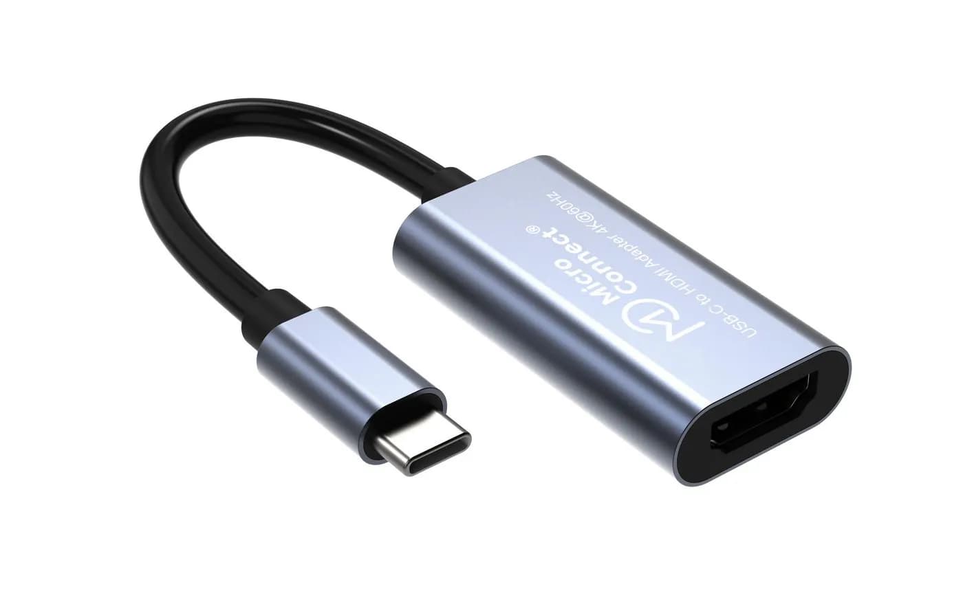 MicroConnect USB - C to HDMI1.4 Slim, Black