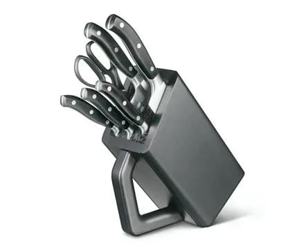 Victorinox Grand Maître -veitsitukkisarja, 6 osaa, musta/hopea