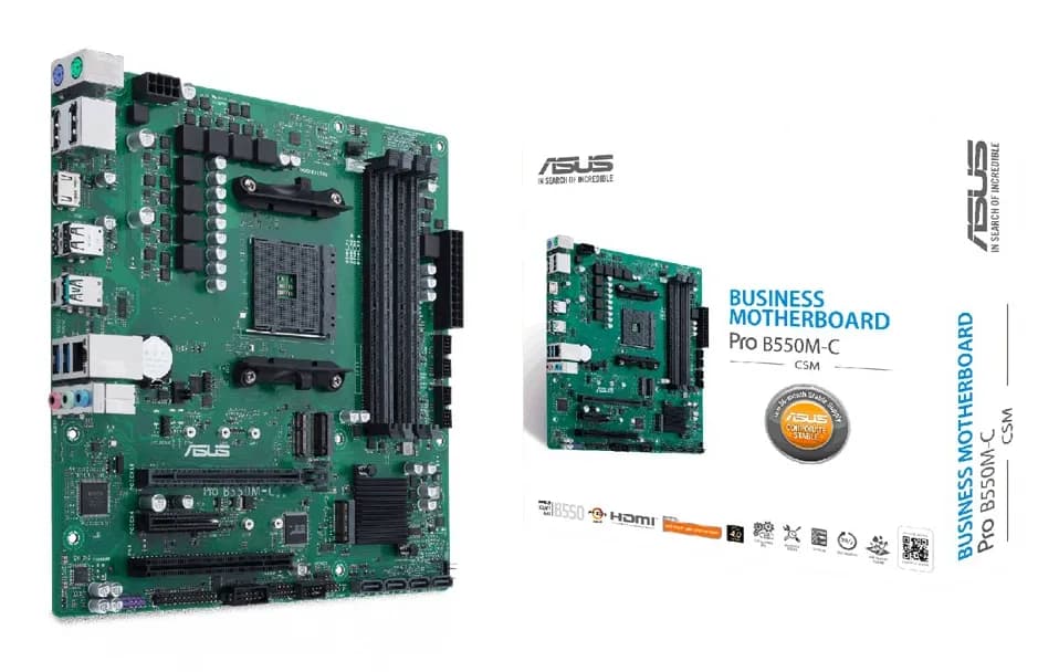 Asus Pro B550M-C/CSM AM4 mATX -emolevy