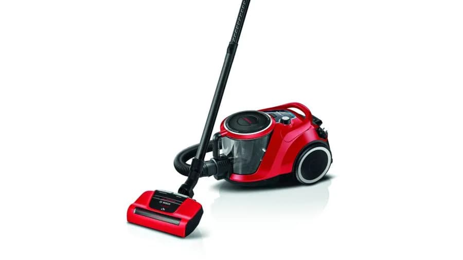 Bosch Series 6 ProAnimal BGC41PET 2.4 L 750 W pussiton -pölynimuri, punainen/musta